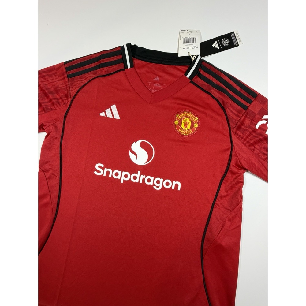Adidas Manchester United FC 25/26 Home Jersey Kit Size Women's Large JP3012 NWT